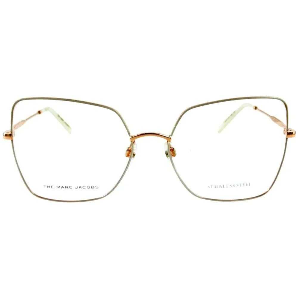 Marc Jacobs Marc 591 Womens Metal Eyeglass Frame Y3R Gold Ivory 57-17 Stainless
